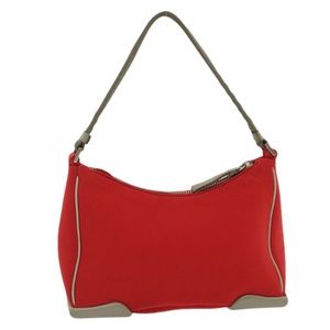 PRADA Red Synthetic Shoulder Bag